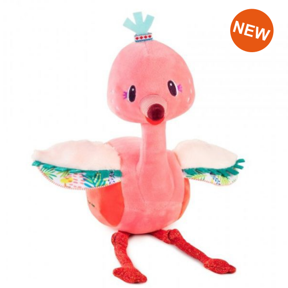  anais flamant rose peluche câline 